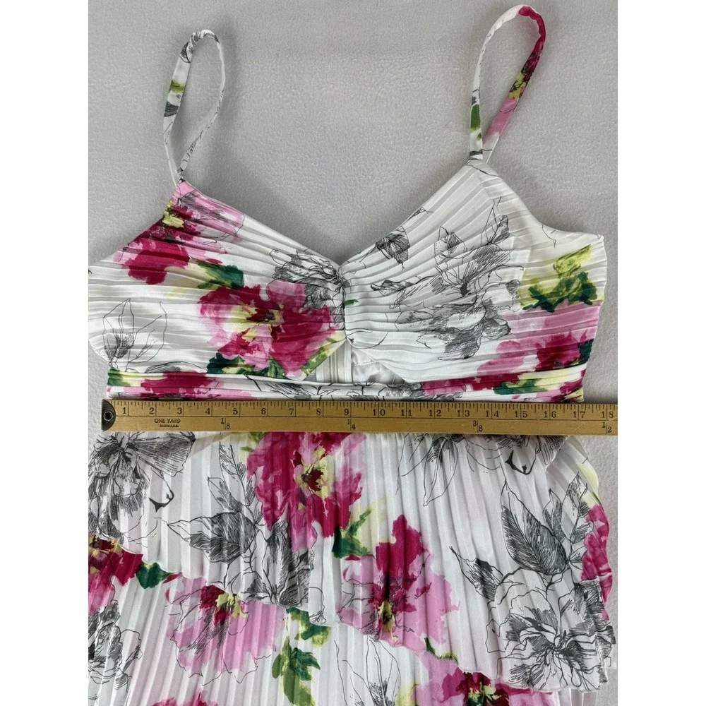 Abercrombie & Fitch Giselle Dress‎ XLP Petite  Pleated Tiered Maxi Floral NWT